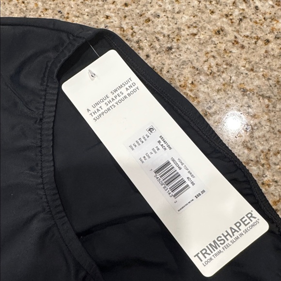 TrimShaper Women's Yoke Brief Swim Bottom Black 18W 18 NWT - Picture 7 of 10